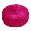 Aanny Designs Aanny Designs TFP003 Taylor Tufted Button Pillow; Fuschia TFP003